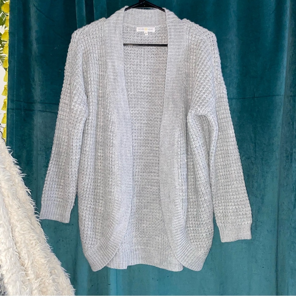 🤍🪩Fluffy gray cardigan 🪩🤍